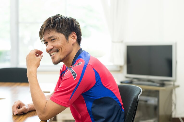 FC東京所属時の大久保嘉人 ／ photograph by BUNGEISHUNJU