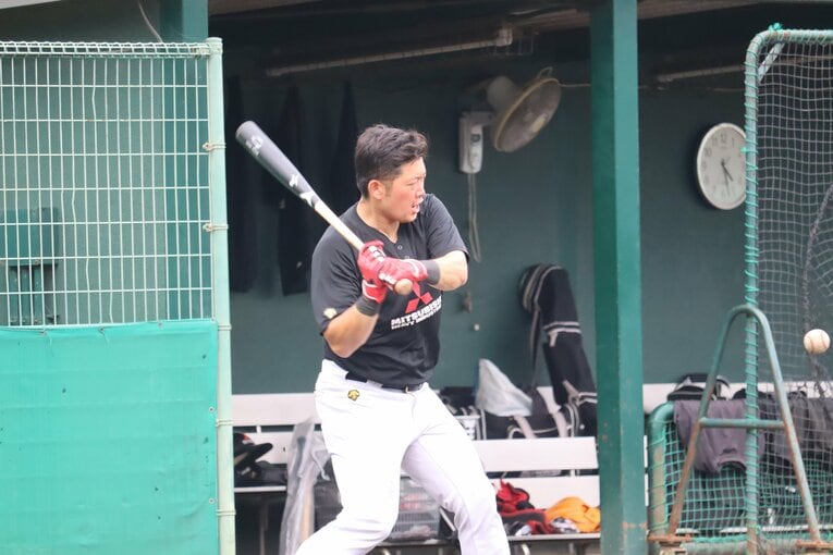 現在の二橋さん。今季から三菱重工East→Westに移籍し、30歳となったいまも現役を続けている　©Genki Taguchi