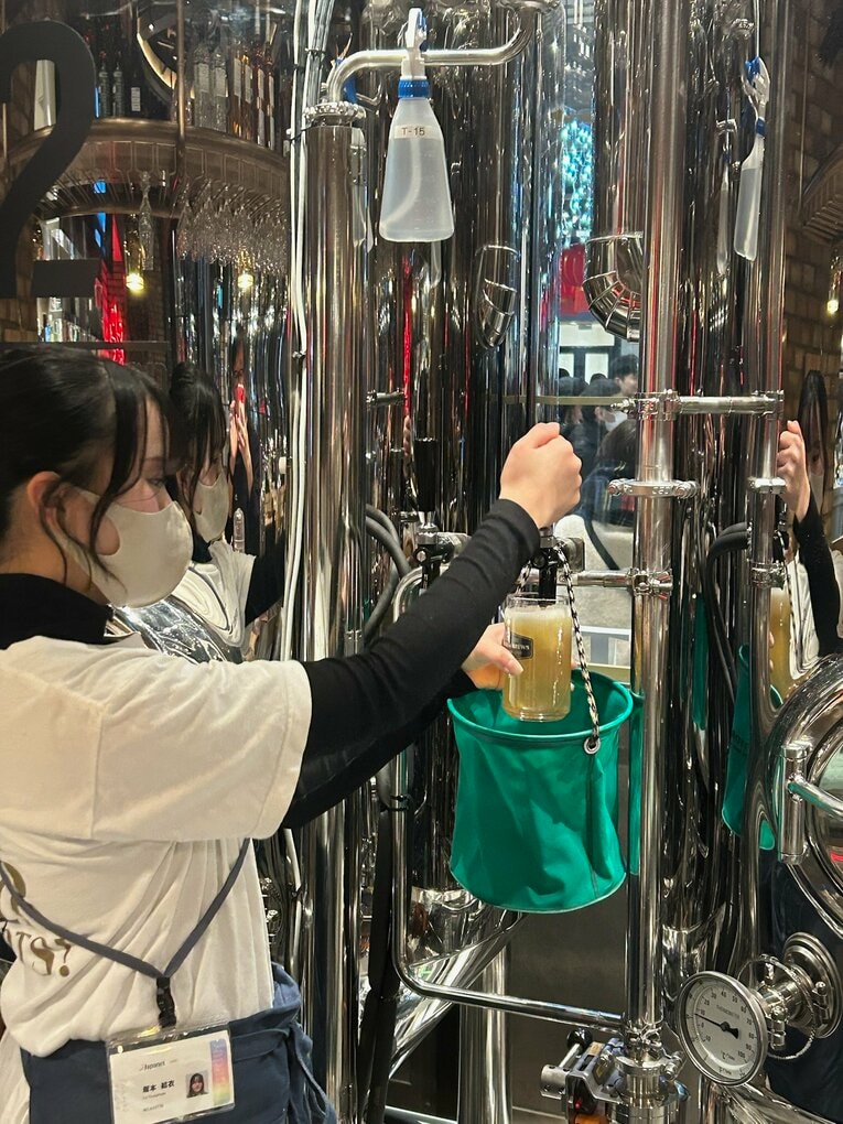 スタジアムシティ内にあるクラフトビール専門店