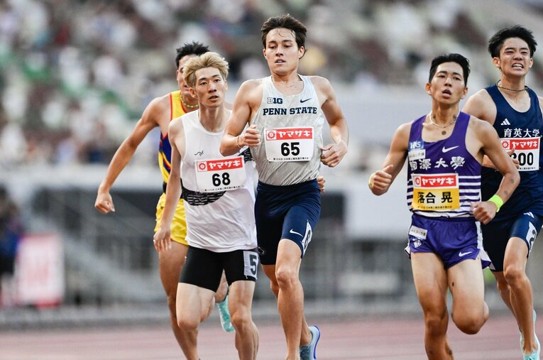 4年ぶりに日本選手権の舞台に戻ってきたクレイアーロン。高3時の2019年には日本王者に　©Nanae Suzuki