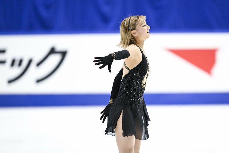 全日本選手権で4連覇を達成した坂本花織　©Asami Enomoto