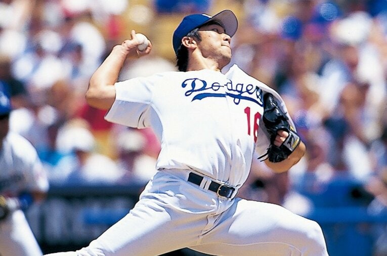 1995年にドジャースへ入団、大リーグに挑戦した野茂英雄 ／ photograph by Kazuaki Nishiyama