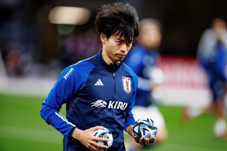 日本代表3月シリーズ、ウルグアイ戦の三笘（全14枚） ©Kiichi Matsumoto/JMPA