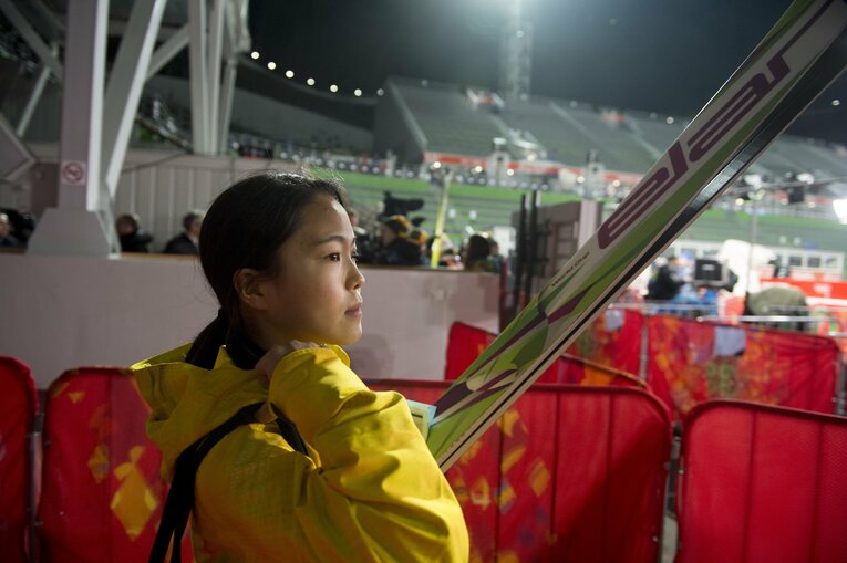 【高梨沙羅の軌跡】2014年、ソチ五輪（右にスワイプすると写真は続きます）　©Asami Enomoto/JMPA