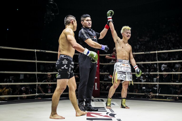 【アンケート10位】那須川天心vs.堀口恭司（2018年）©RIZIN FF Susumu Nagao