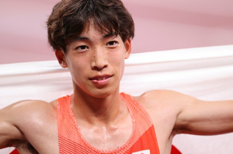 東京五輪3000m障害で49年ぶりの決勝進出と日本人初の入賞を勝ち取ったのは、19歳大学2年生の三浦龍司だった ／ photograph by AFLO