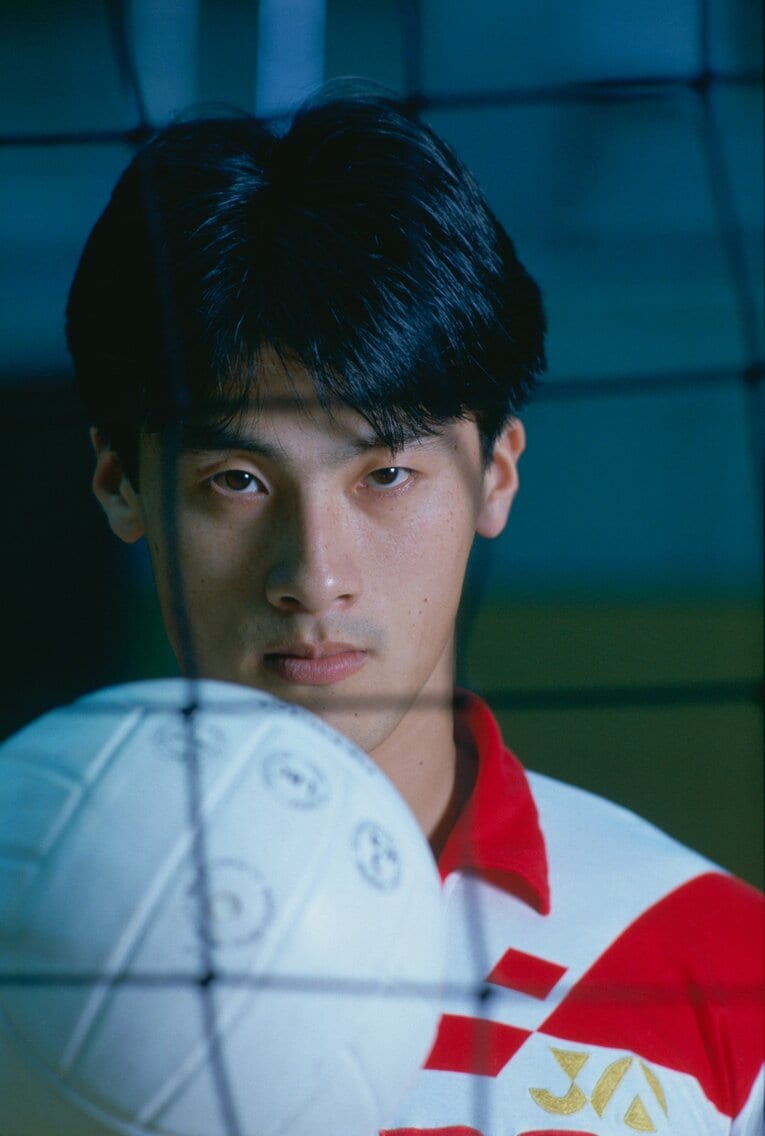 現役時代の中垣内祐一（1991年/新日鐵）©︎Hirokazu Takayama