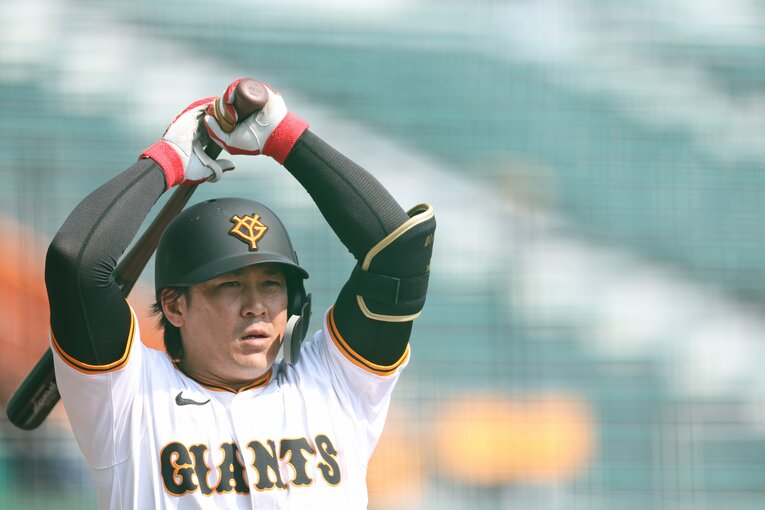 リーグは違えど、勝負強いバッティングは巨人でも健在　©YOMIURI GIANTS