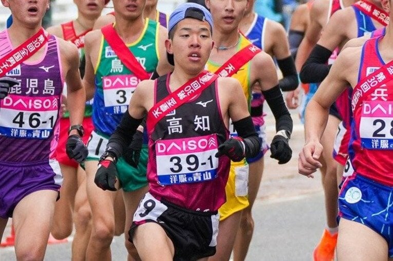 昨年末の都大路でも区間3位と好走した「四国の雄」高石は国学院大へ　©︎Satoshi Wada