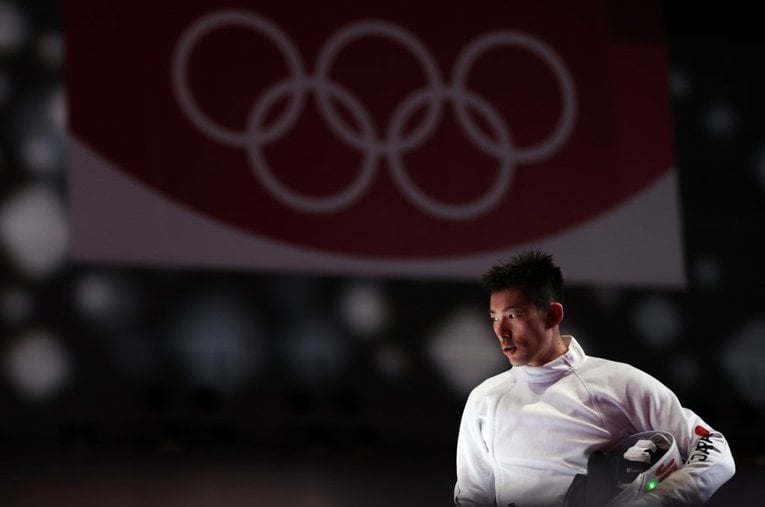 金メダルという大きな目標を達成した見延和靖（34歳） ／ photograph by Getty Images