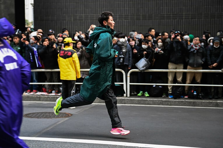2年前の箱根駅伝でも1区を走り青学大の総合優勝に貢献した荒巻朋熙。今年も同じ1区にエントリーされたが、無念の当日交代に　©Nanae Suzuki
