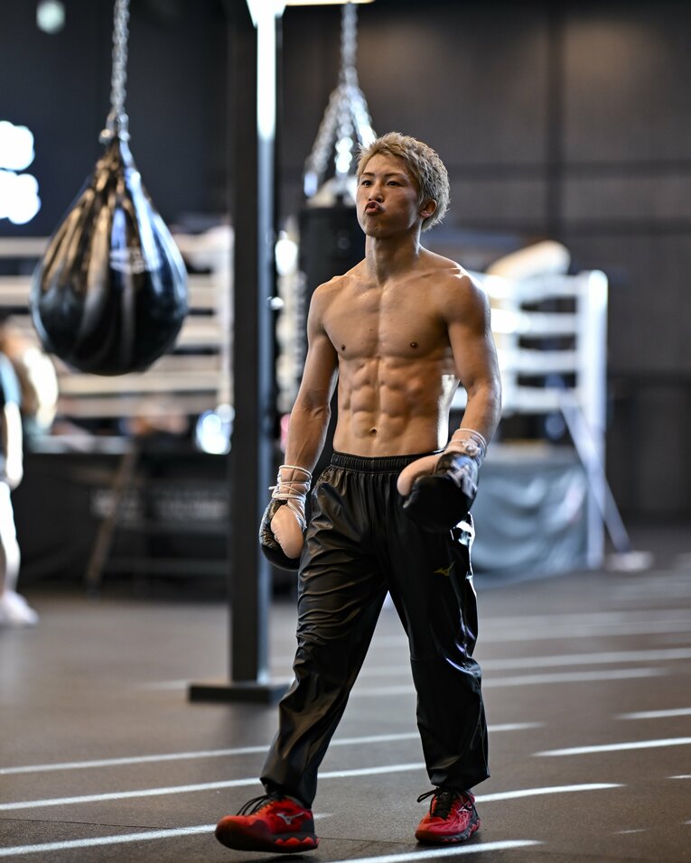 完璧に仕上がった井上尚弥の肉体美　©Hiroaki Finito Yamaguchi