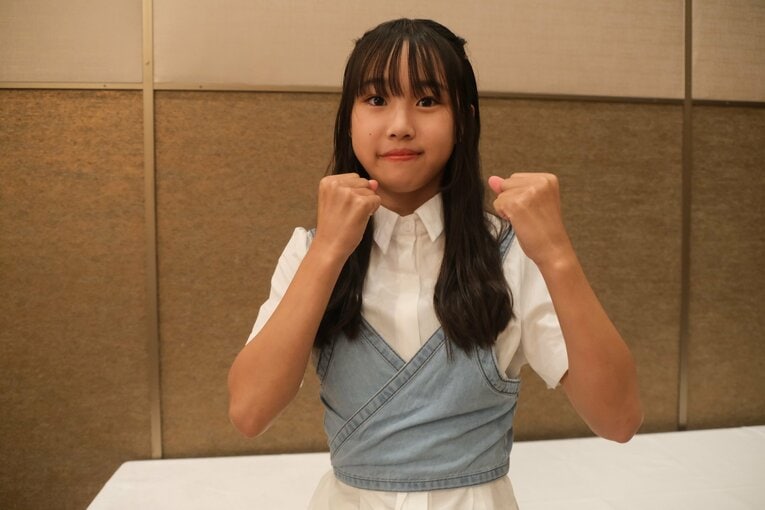 スターダムの記者会見にて。他団体参戦も刺激になっている