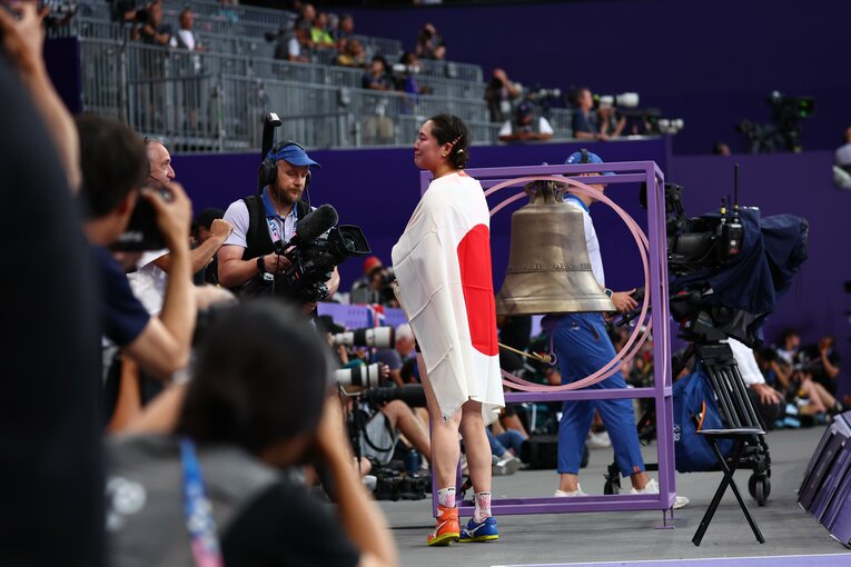 スタッド・ド・フランスの鐘を鳴らした名場面　©Ryosuke Menju/JMPA