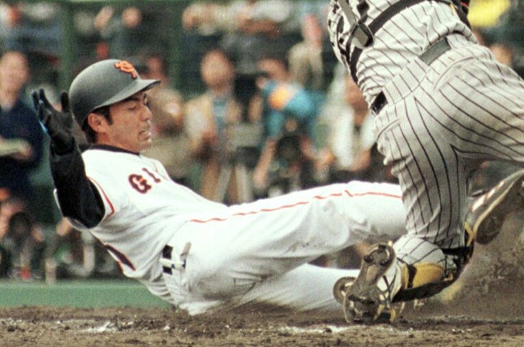 巨人時代の大野倫©Kyodo News