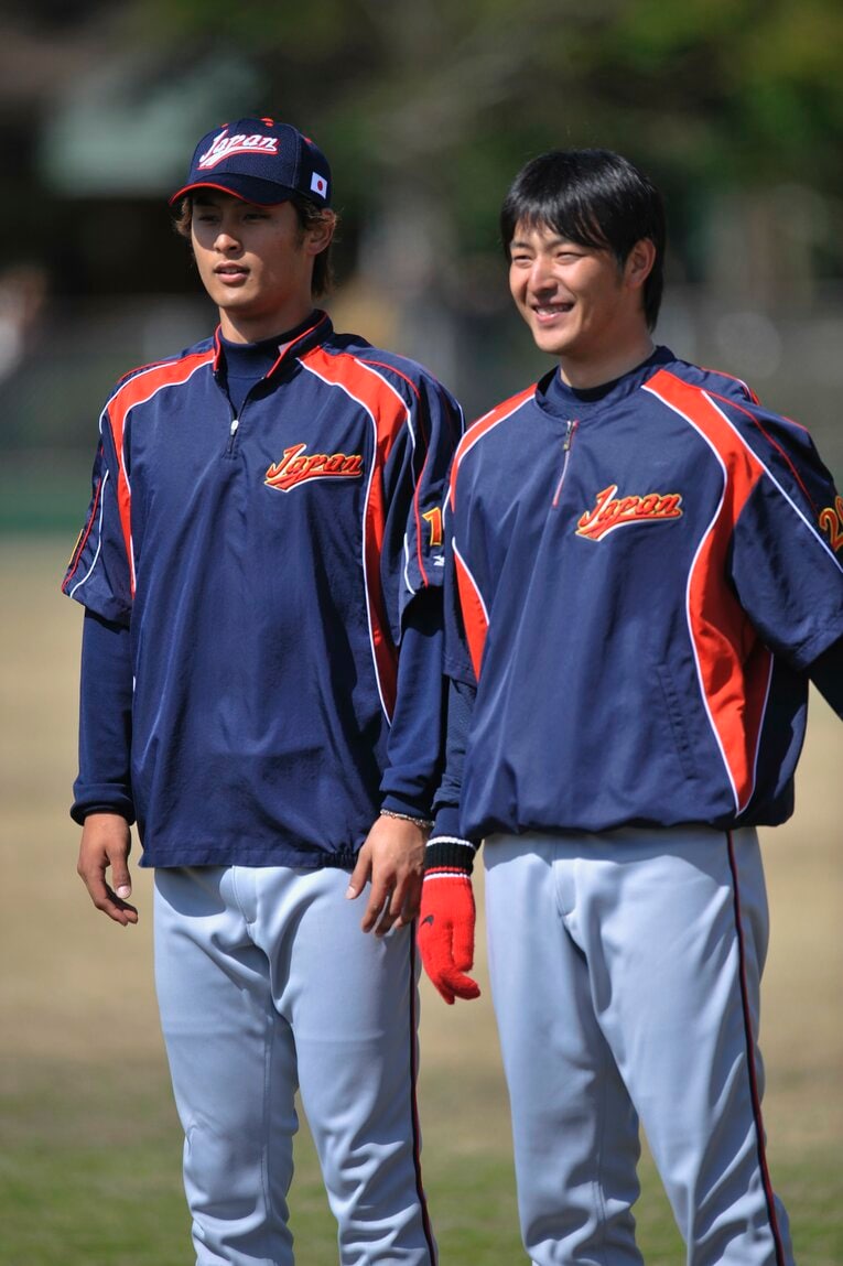 2009年WBCに出場した岩隈　©BUNGEISHUNJU