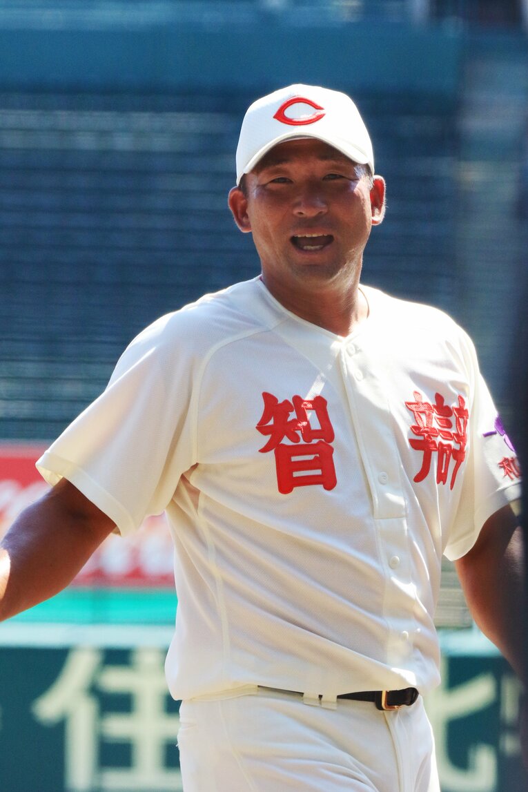 名将・高嶋仁の後任として智弁和歌山を率いる中谷仁監督。2021年夏の甲子園を制した ©Katsuro Okazawa
