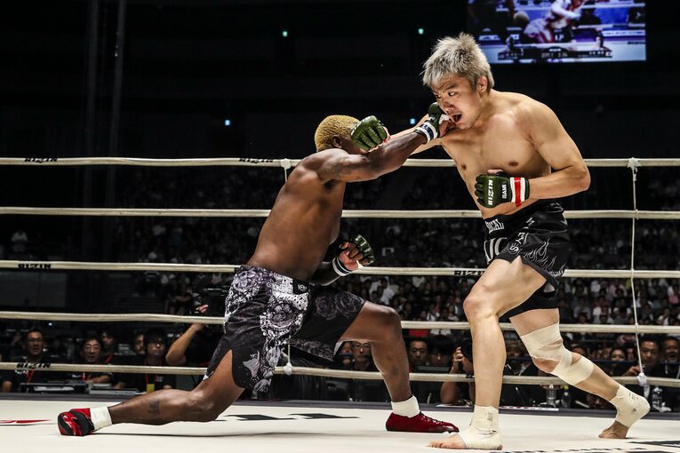 2018年7月の『RIZIN.11』で、五味はメルビン・ギラードと対戦した　©RIZIN FF Susumu Nagao