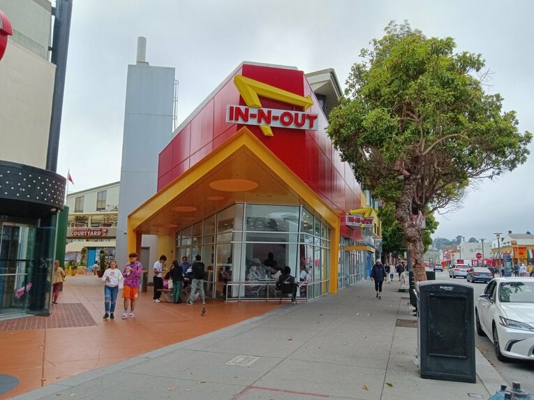 【FA有力地／サンフランシスコ】大谷翔平がお気に入りのハンバーガー店「In-N-Out」　©Shoko Mizutsugi