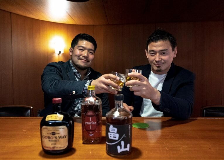 盟友・五郎丸歩との対談（2018年）©︎Takuya Sugiyama　