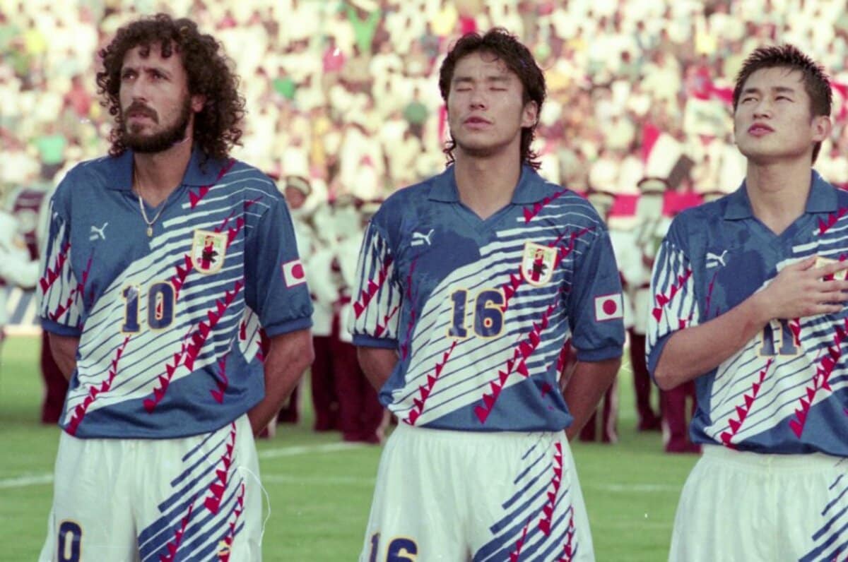 新発売】 puma ドーハの悲劇1993年 サッカー 日本代表 ユニフォーム
