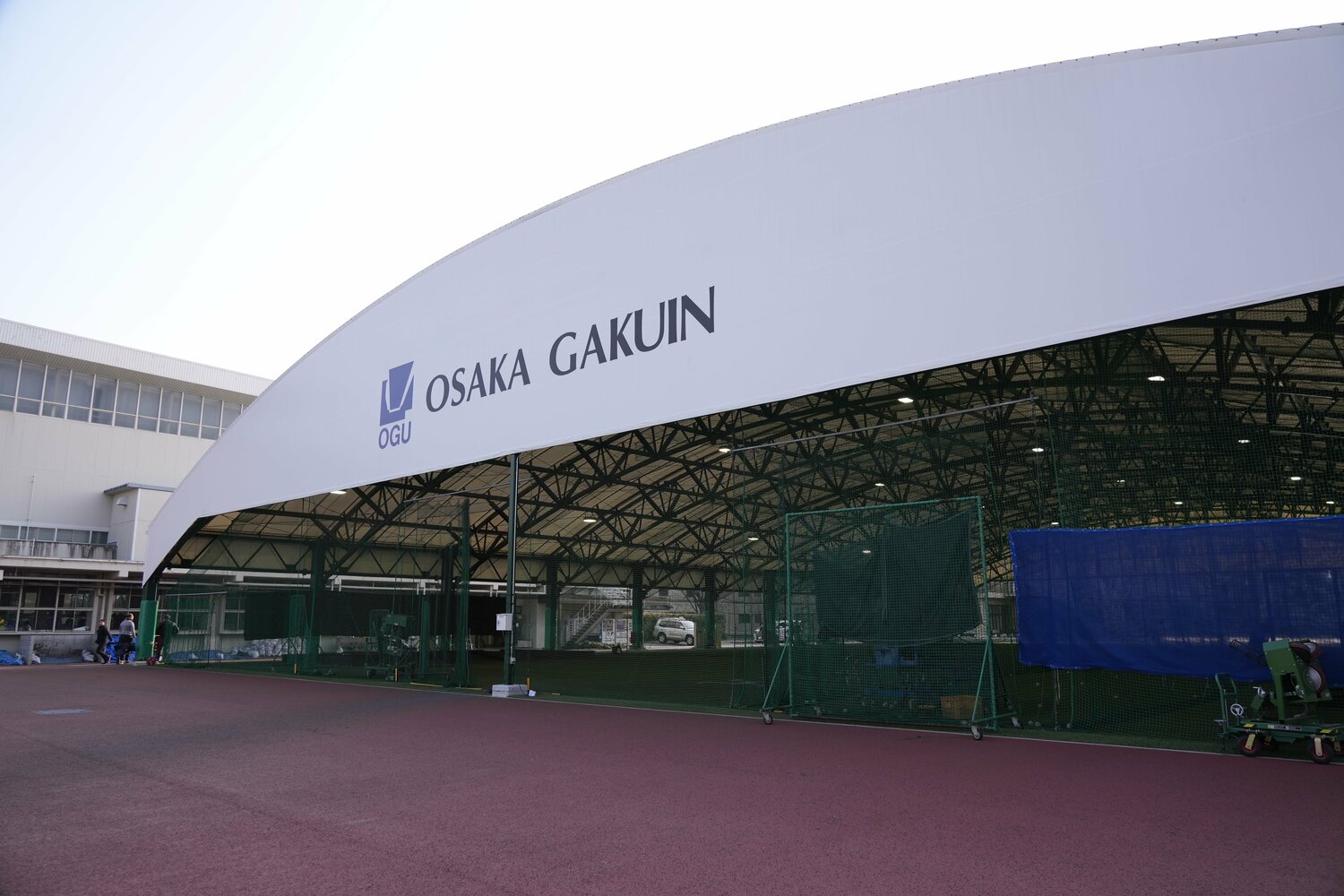 大阪学院大高の練習場 ©Yuji Yanagawa