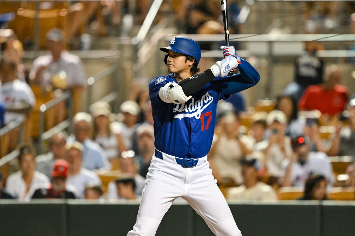 今季はドジャース移籍後初のフルシーズン二刀流に挑んでいる大谷　©Nanae Suzuki