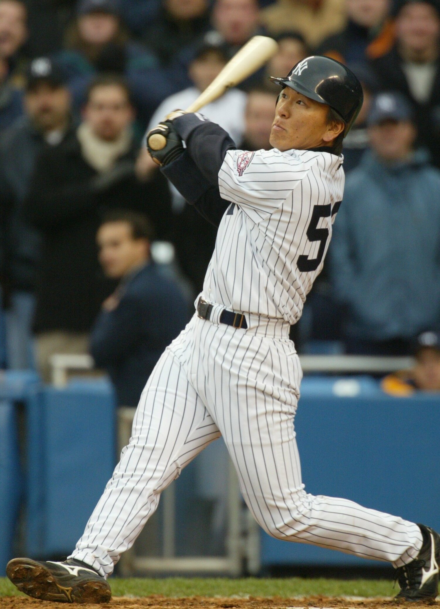 松井といえば豪快な右方向へのホームランが印象的だったが……　©Naoya Sanuki