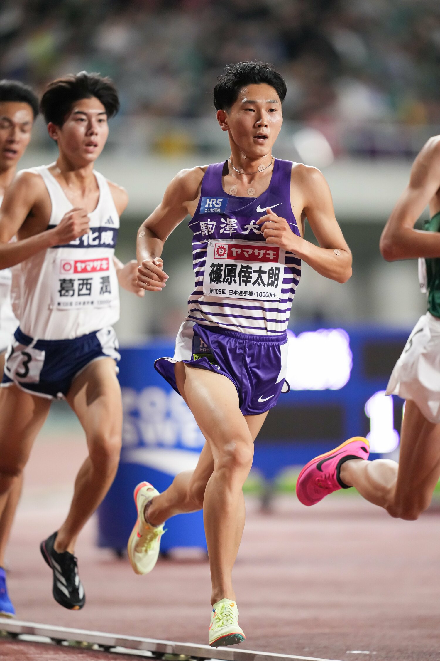 日本選手権10000mにも出場した篠原。夏以降のチーム立て直しを誓う　©AFLO SPORTS