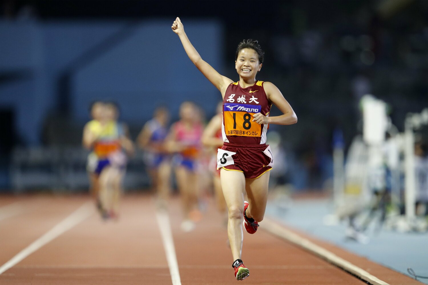 2018年の日本インカレ女子10000mにて ©AFLO