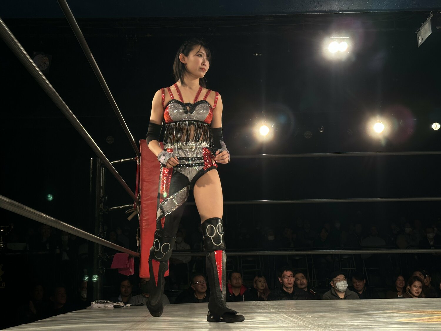 プロレスのコスチュームにもグラビアタレントとしてのこだわりがあるという ©Norihiro Hashimoto