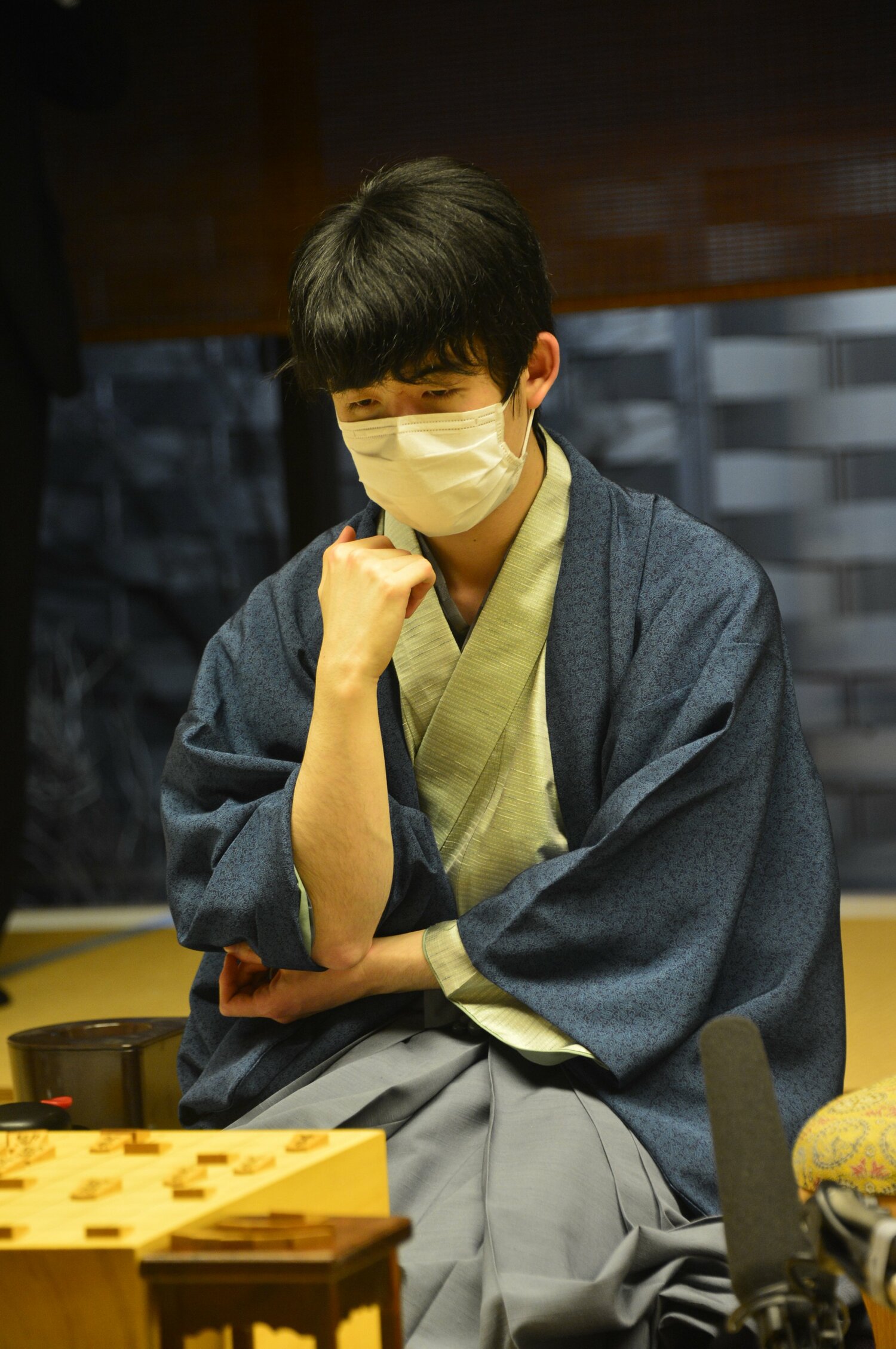 藤井五冠の粘りはすさまじいものがあった ©日本将棋連盟