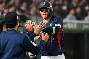 「初安打がホームラン！」阪神・森下翔太23歳が侍ジャパンでも猛アピール…井端弘和監督も高評価「勝負強さは魅力的、場面を変える力がある」