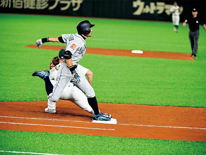 ＜進化を続けたイチロー＞ラストプレー「3.78」。走力は最後まで伸びていた。＜Number Web＞ photograph by Naoya Sanuki