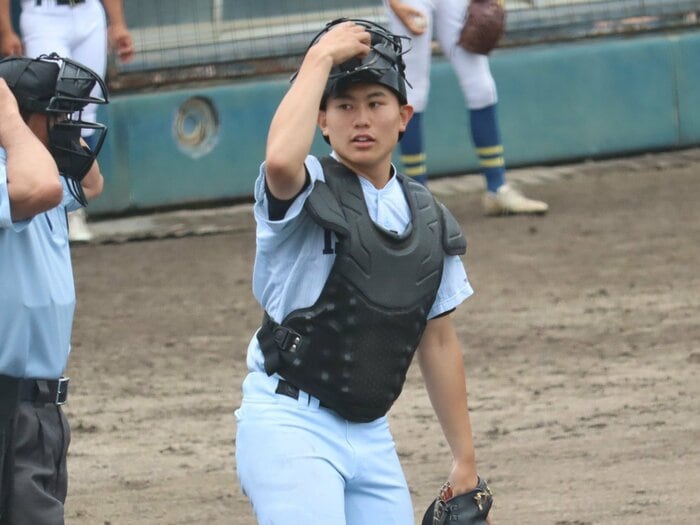 「本当に志望届を出していいのか」ドラフト裏話…《楽天4位指名》高校No.1捕手がスランプに悩んだワケは？ 転機となった兄の助言「プロの方が夢がある」＜Number Web＞ photograph by Genki Taguchi