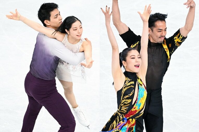 3月の世界選手権で好成績を残したりくりゅうとかなだい ／ photograph by Asami Enomoto