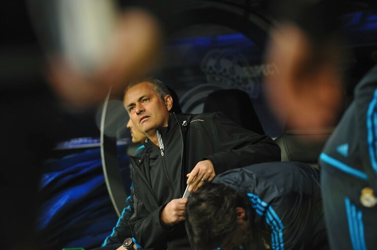 レアル・マドリー時代のモウリーニョ監督　©Takuya Sugiyama