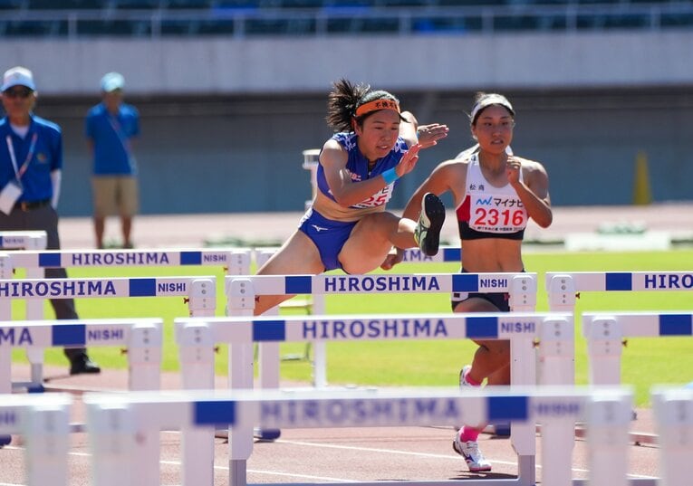 ルーキーの福田は1年生ながら表彰台に　©Satoshi Wada