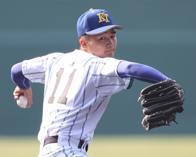 健大高崎の山田　©JIJI PRESS