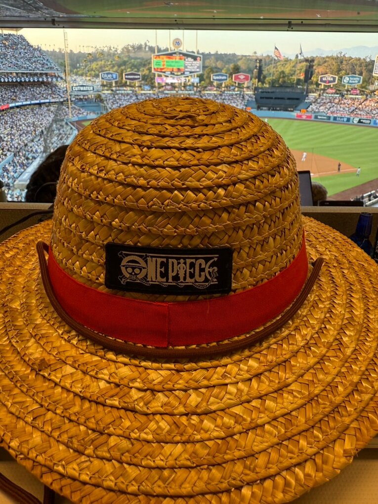 ドジャースタジアムで開催された「ワンピースナイト」。ルフィや「麦わらの一味」のファンだらけに　©Naoyuki Yanagihara