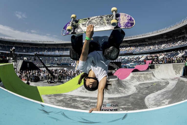 手塚まみ　©Naoki Gaman / ESPN Images