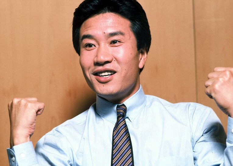 引退直後の山田久志　©Naoya Sanuki