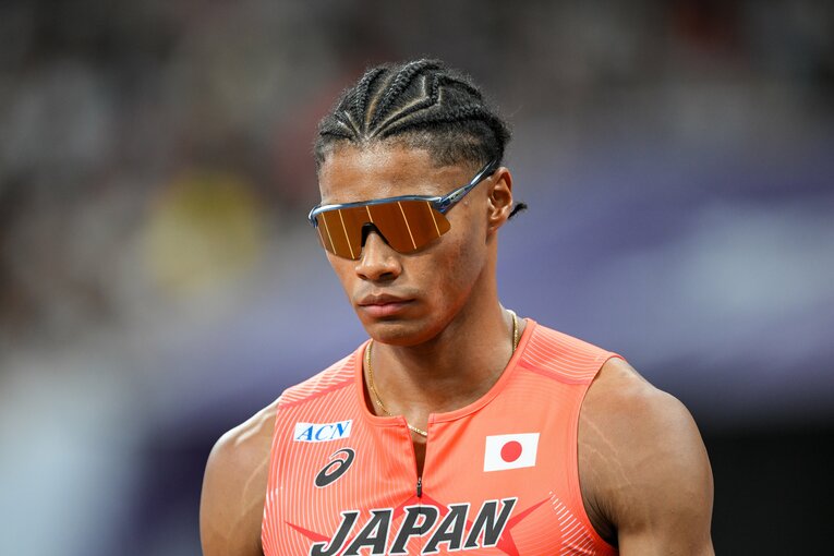 【東京世界陸上】1991年の高野進以来、34年ぶりとなる世界選手権での決勝進出を決めた中島　©Nanae Suzuki