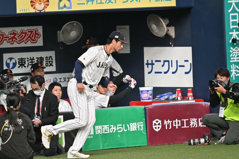 10日の韓国戦、先発が予定されているダルビッシュ　©Naoya Sanuki