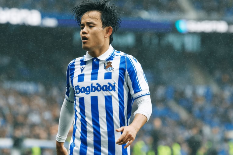 久保建英はソシエダでの3カ月ぶりの実戦で即アシストという結果を残した ／ photograph by Daisuke Nakashima