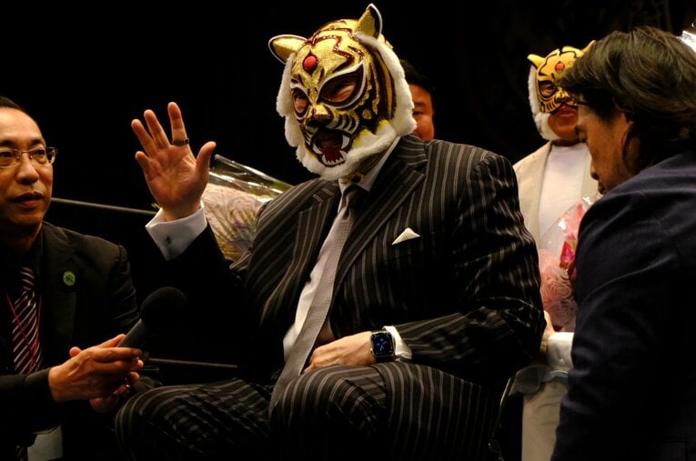 プロレスラーデビュー50周年、タイガーマスクデビュー45周年を迎えた佐山聡（68歳） ／ photograph by Norihiro Hashimoto