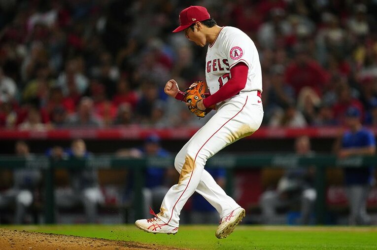 ロイヤルズ戦で今季6勝目を挙げた大谷　©Getty Images