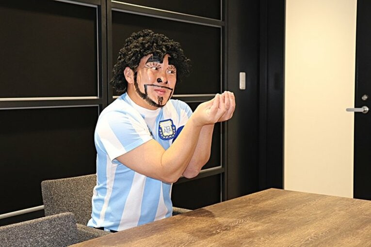 元帝京高10番のマラドーナ芸人が、マラドーナ本人に会いに行ってみた。(3)