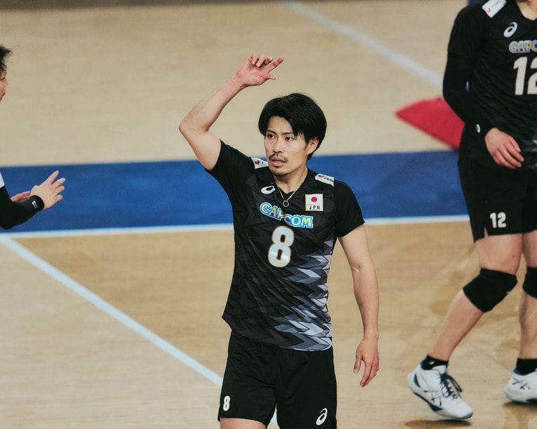 関田誠大（VNLスロベニア戦）©︎Yuki Suenaga