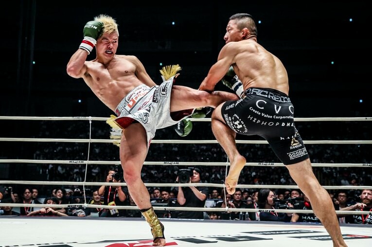 【アンケート10位】那須川天心vs.堀口恭司（2018年）©RIZIN FF Susumu Nagao